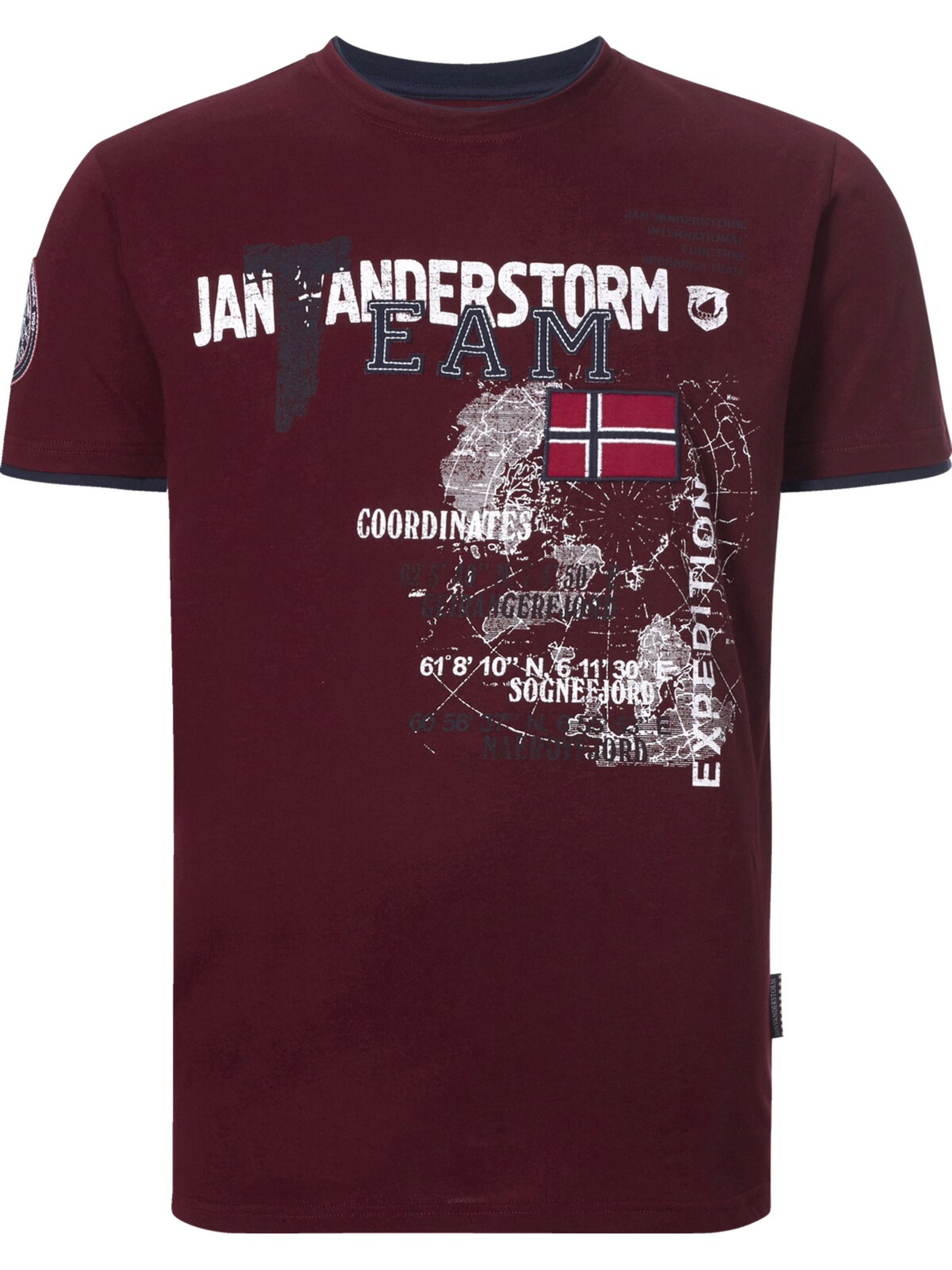 Jan Vanderstorm Shirt 'Sölve' in Red: front