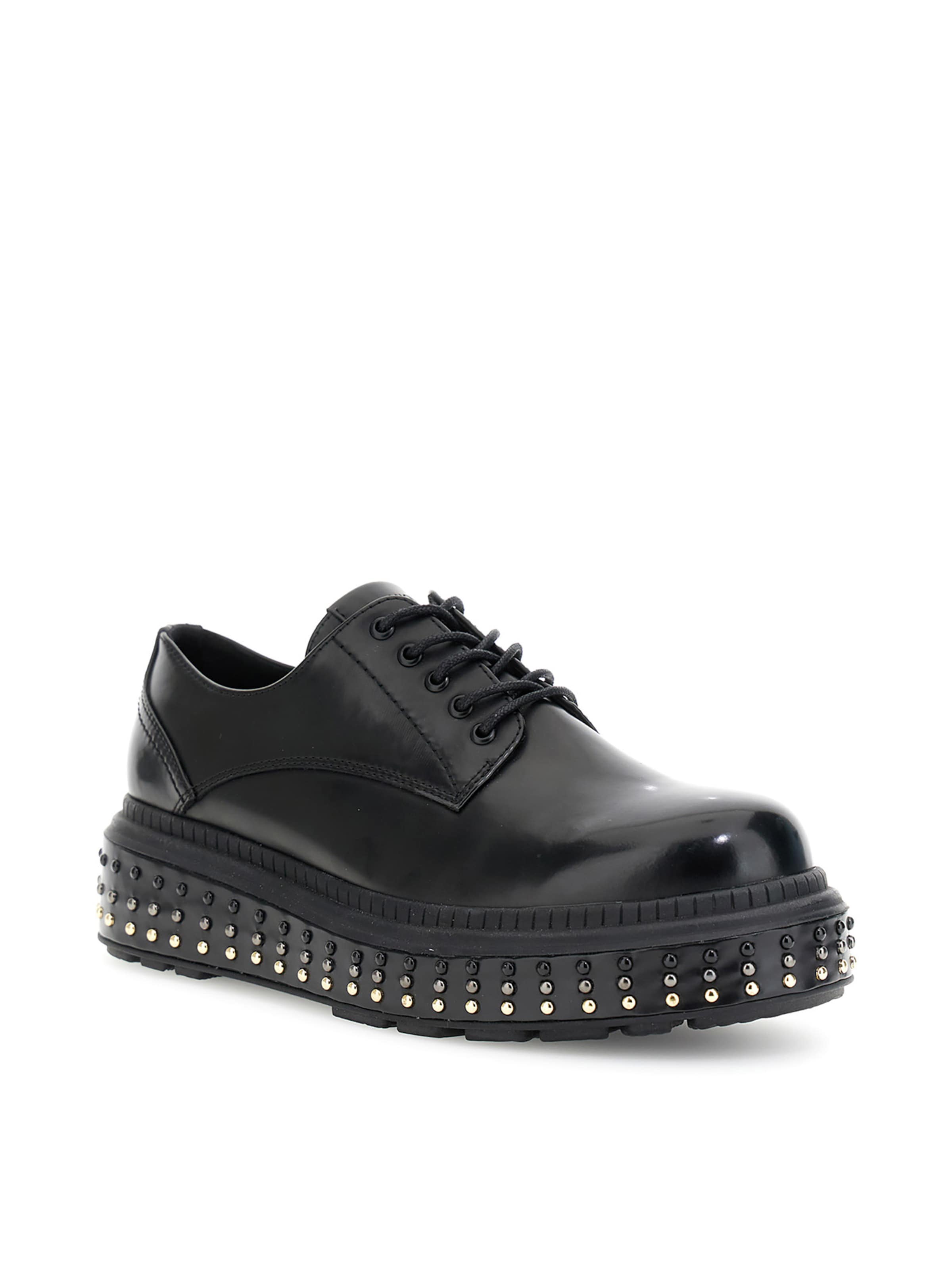 CAFè NOIR Lace-up shoe in Black: front
