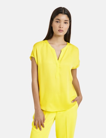 Camicia da donna di TAIFUN in giallo: frontale