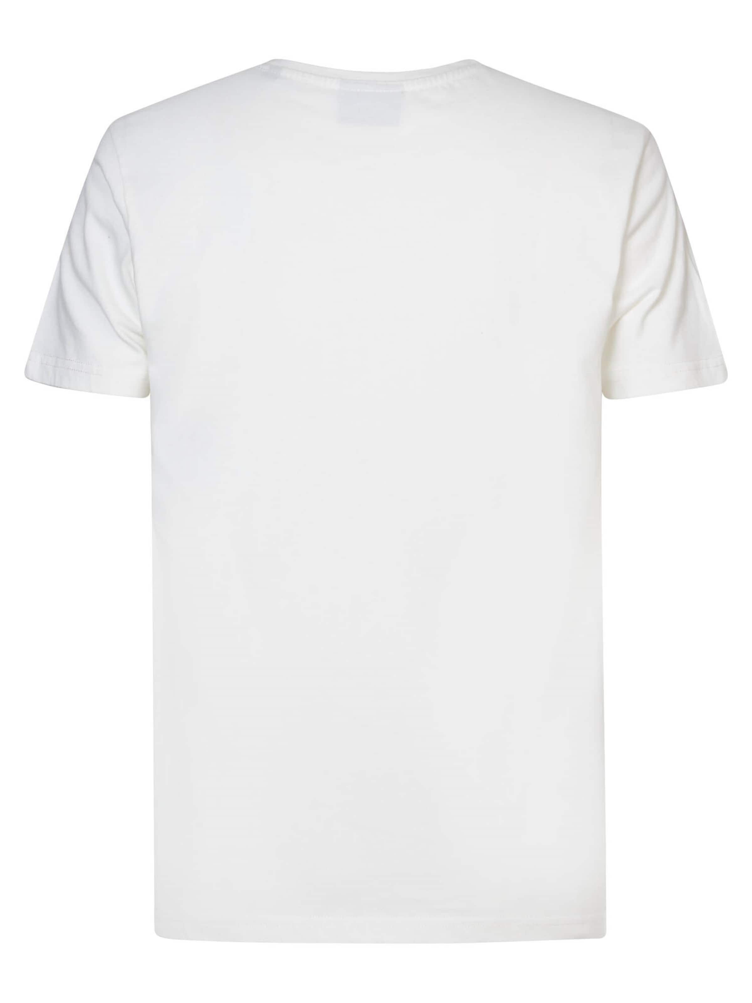 Petrol Industries T-shirt i vit