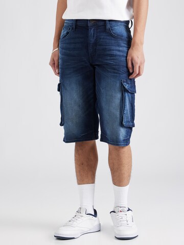 Regular Jeans cargo BLEND en bleu : devant