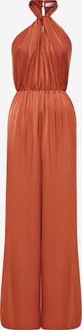 Tussah Jumpsuit 'ELAINA' in Orange: predná strana