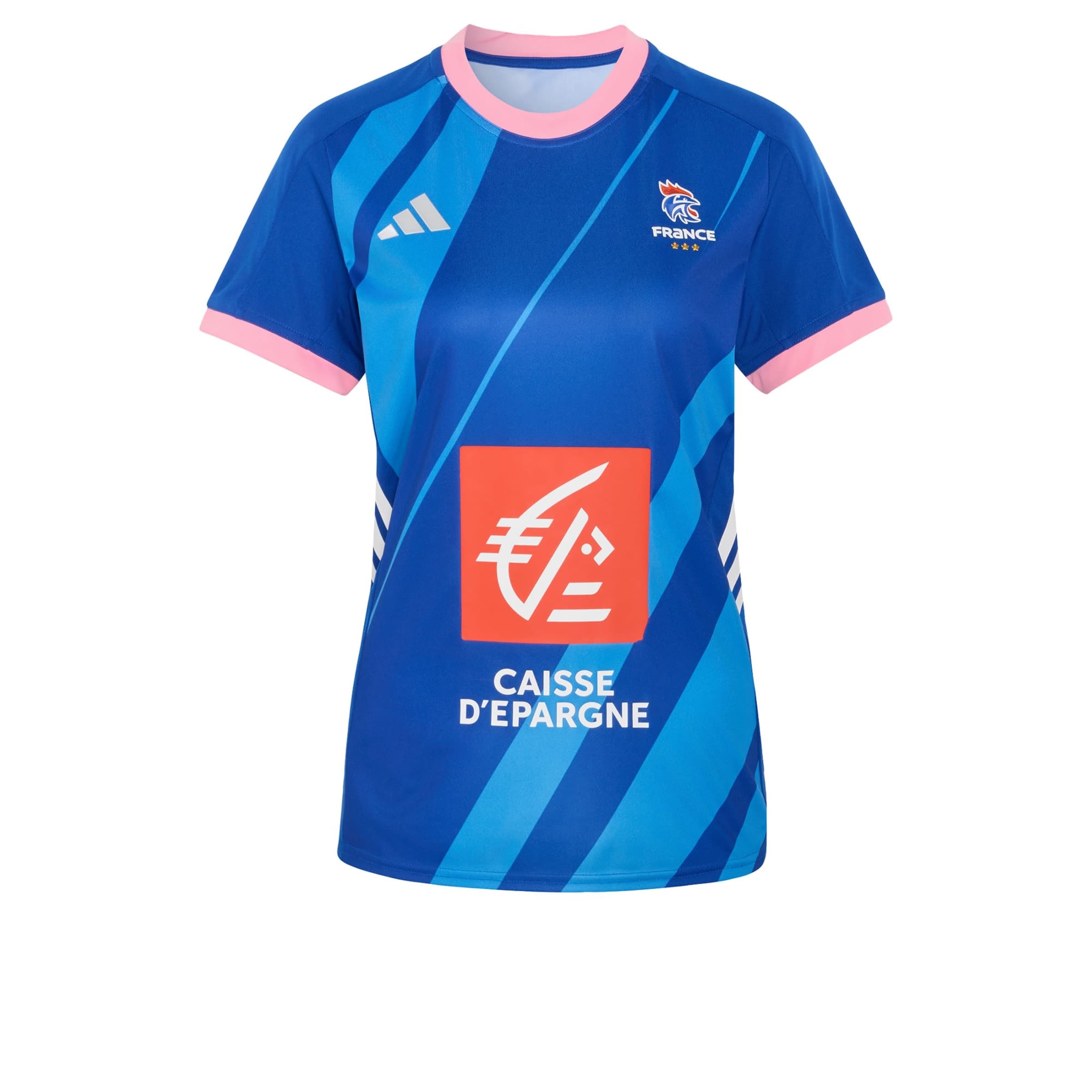 ADIDAS PERFORMANCE Funktionsshirt 'Ffhb' in blau / azur / dunkelorange / weiß, Produktansicht