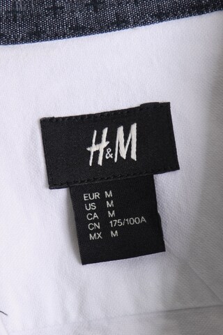 H&M Hemd M in Weiß