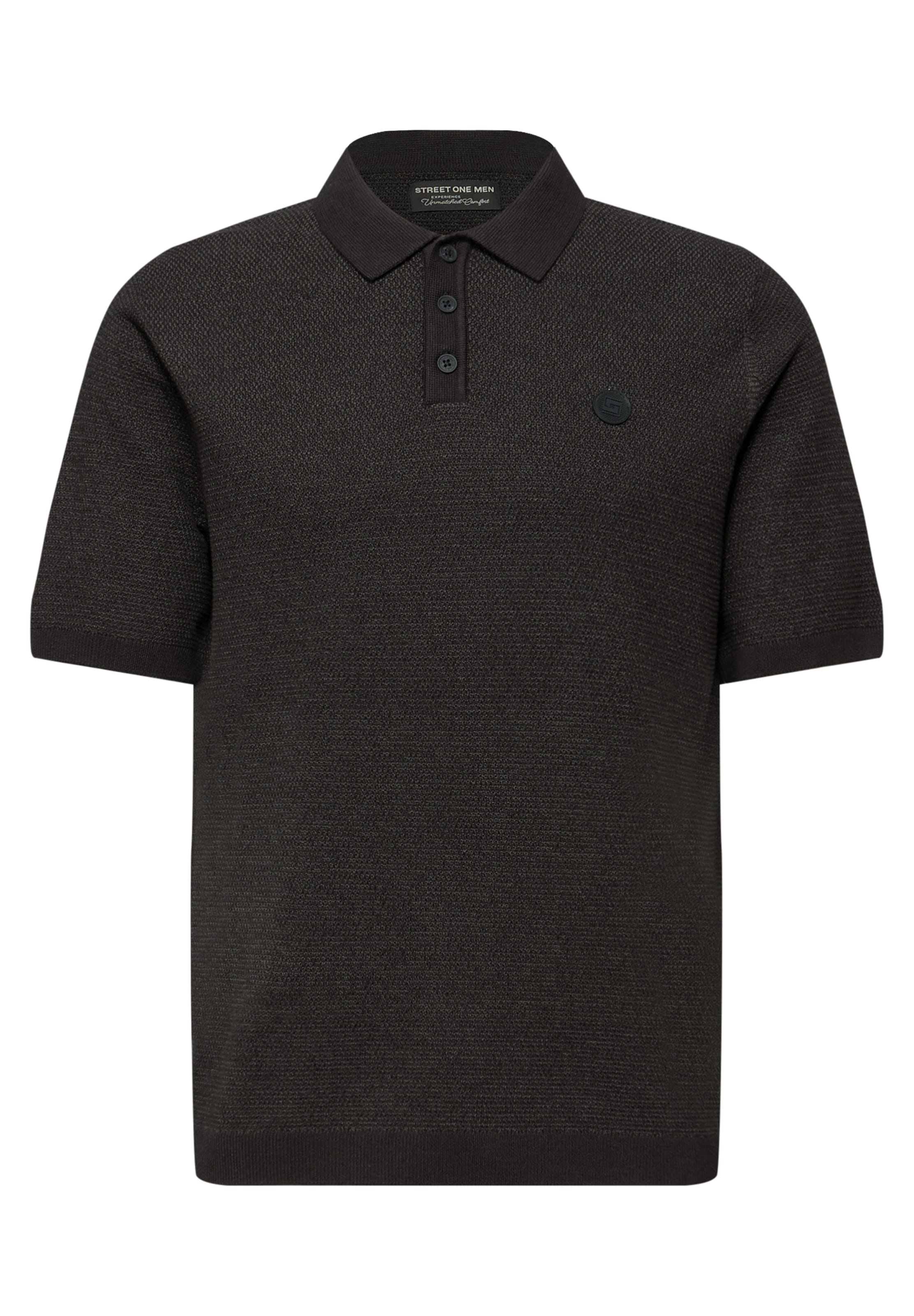 Street One MEN Sweater in Black: front