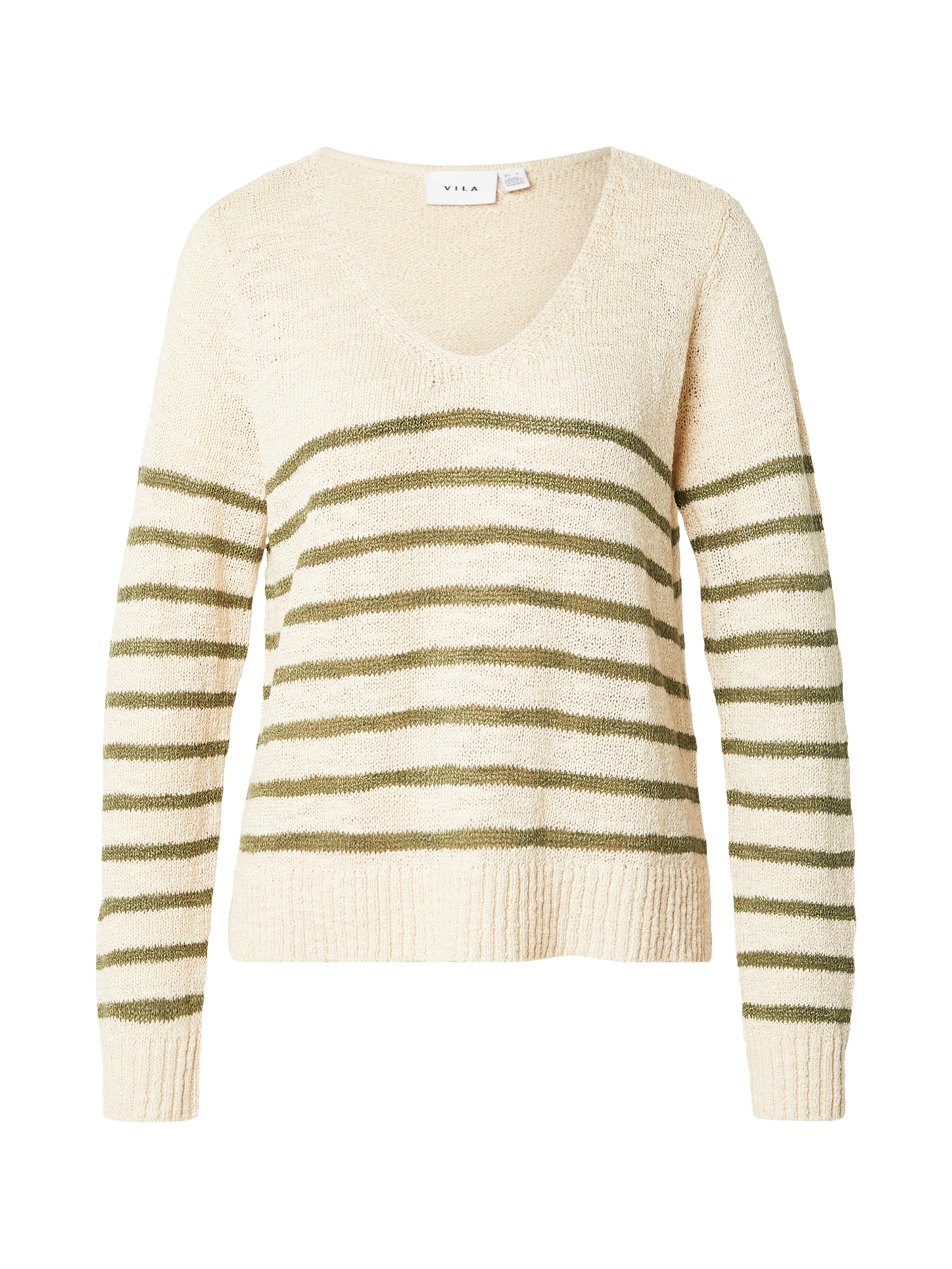VILA Pullover 'VIPOCA' in Beige: Vorderseite