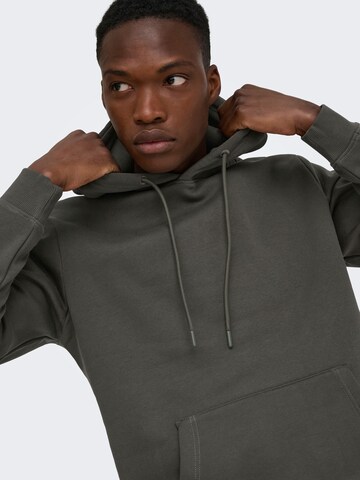 Only & Sons Sweatshirt 'ONSConnor' in Grau