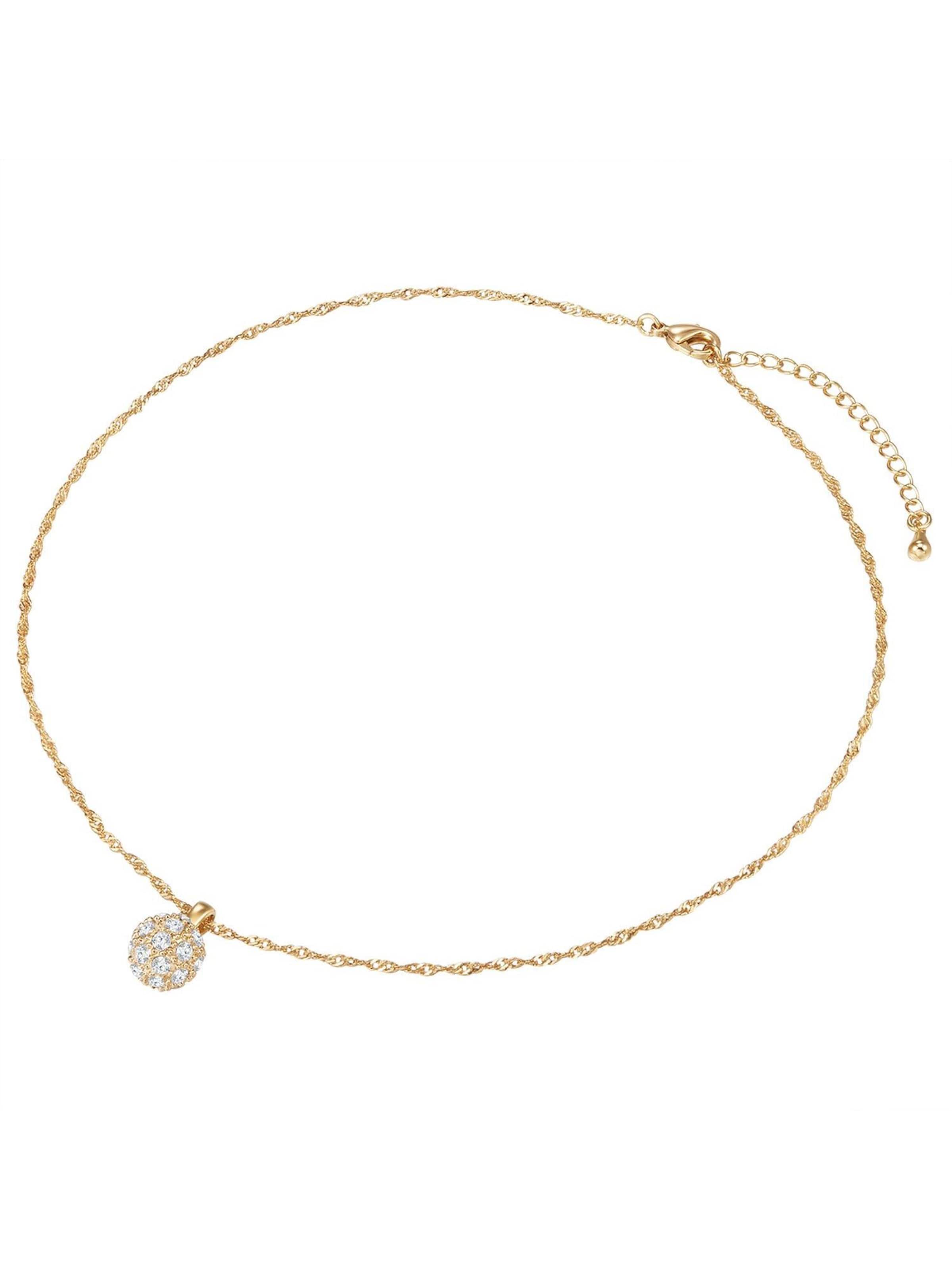 Chaîne Lulu & Jane en or : devant