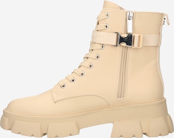 Bottines à lacets 'Tanker' STEVE MADDEN en beige