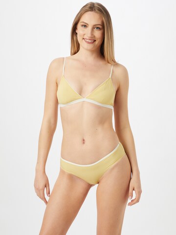 Samsøe Samsøe Triangle Bikini Top 'Yella' in Yellow