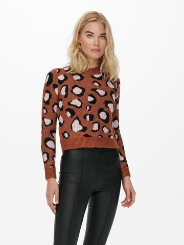 ONLY Pullover 'Leo' in Rot: Vorderseite