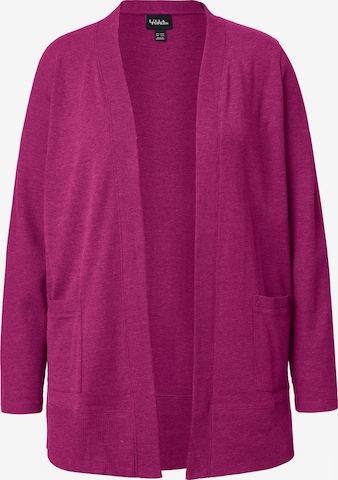 Veste de survêtement Ulla Popken en violet : devant