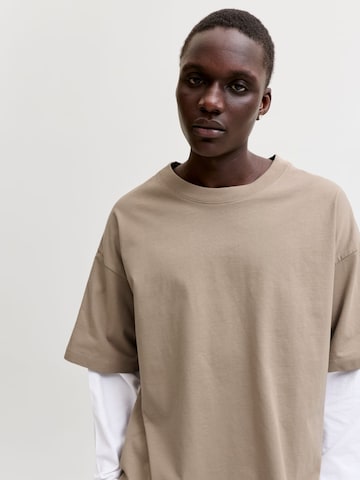 JACK & JONES Shirt 'Biarritz' in Beige