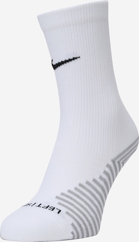 NIKE Athletic Socks 'Strike' in White: front