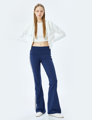 Koton Flared Leggings in Blau