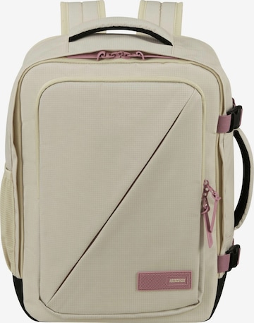 American Tourister Ryggsäck 'TAKE2CABIN CASUAL BACKPACK MS' i beige: framsida