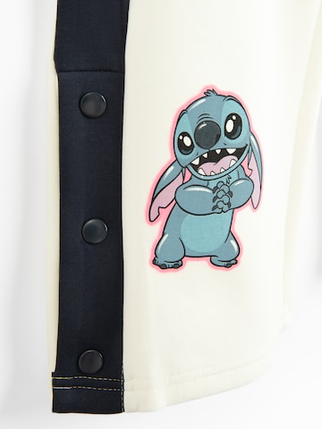 Cool Club Voľný strih Nohavice 'LILO&STITCH' - Biela