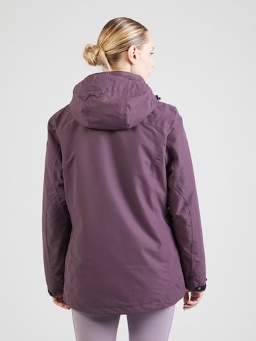 KILLTEC Outdoorjacke 'KOW 303' in Lila: Rückseite