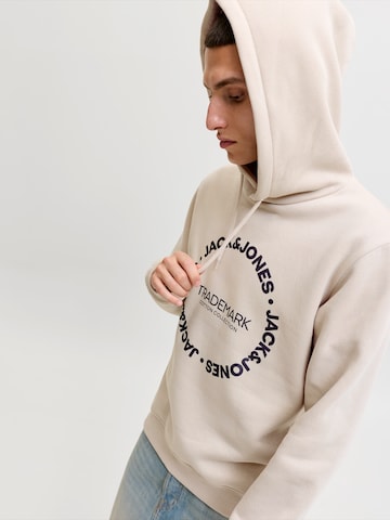 JACK & JONESSweater majica 'JJBENSON' - bež boja