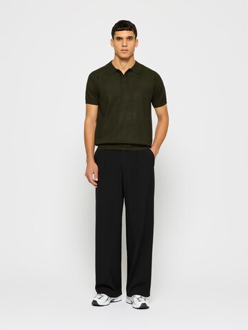 Burocs Shirt 'Fine Knit Polo'‌‌‌‌‌‌‌‌‌ in Grün