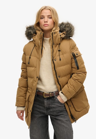 Parka invernale 'Expedition' di Superdry & Co in marrone