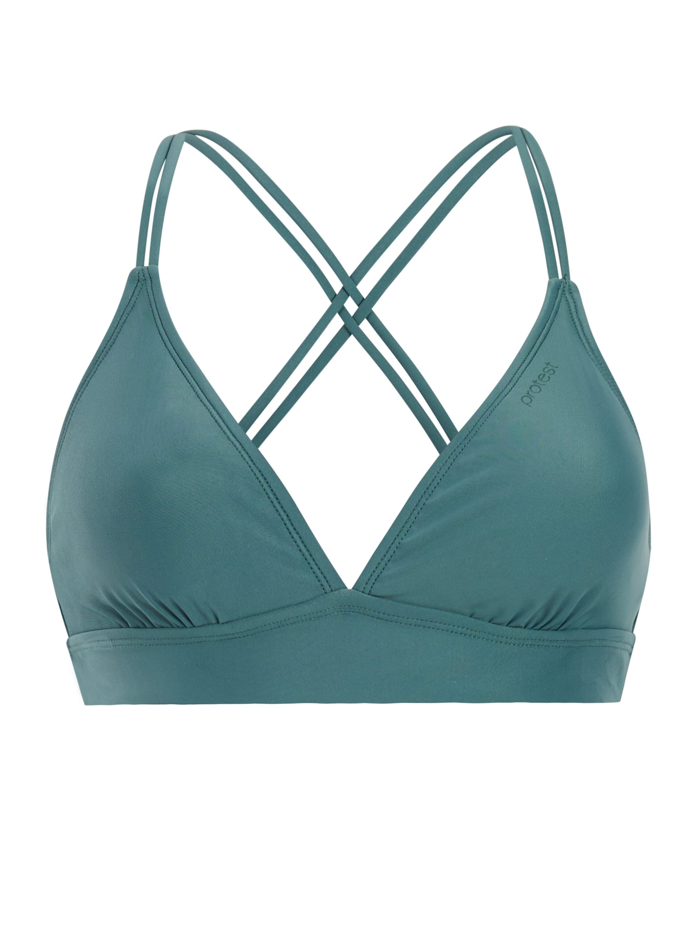 PROTEST Bikinitop 'MIXSuperi' in Groen: voorkant