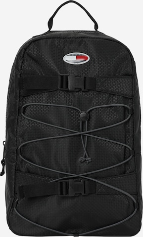 Tommy Jeans Backpack 'SKATER BOY' in Black: front
