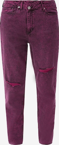 s.Oliver Tapered Jeans in Purple: front