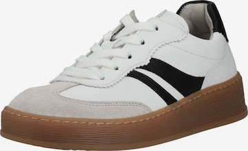 Baskets basses GABOR en blanc : devant