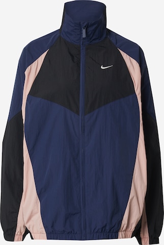 Nike Sportswear Φθινοπωρινό και ανοιξιάτικο μπουφάν σε μπλε: μπροστά
