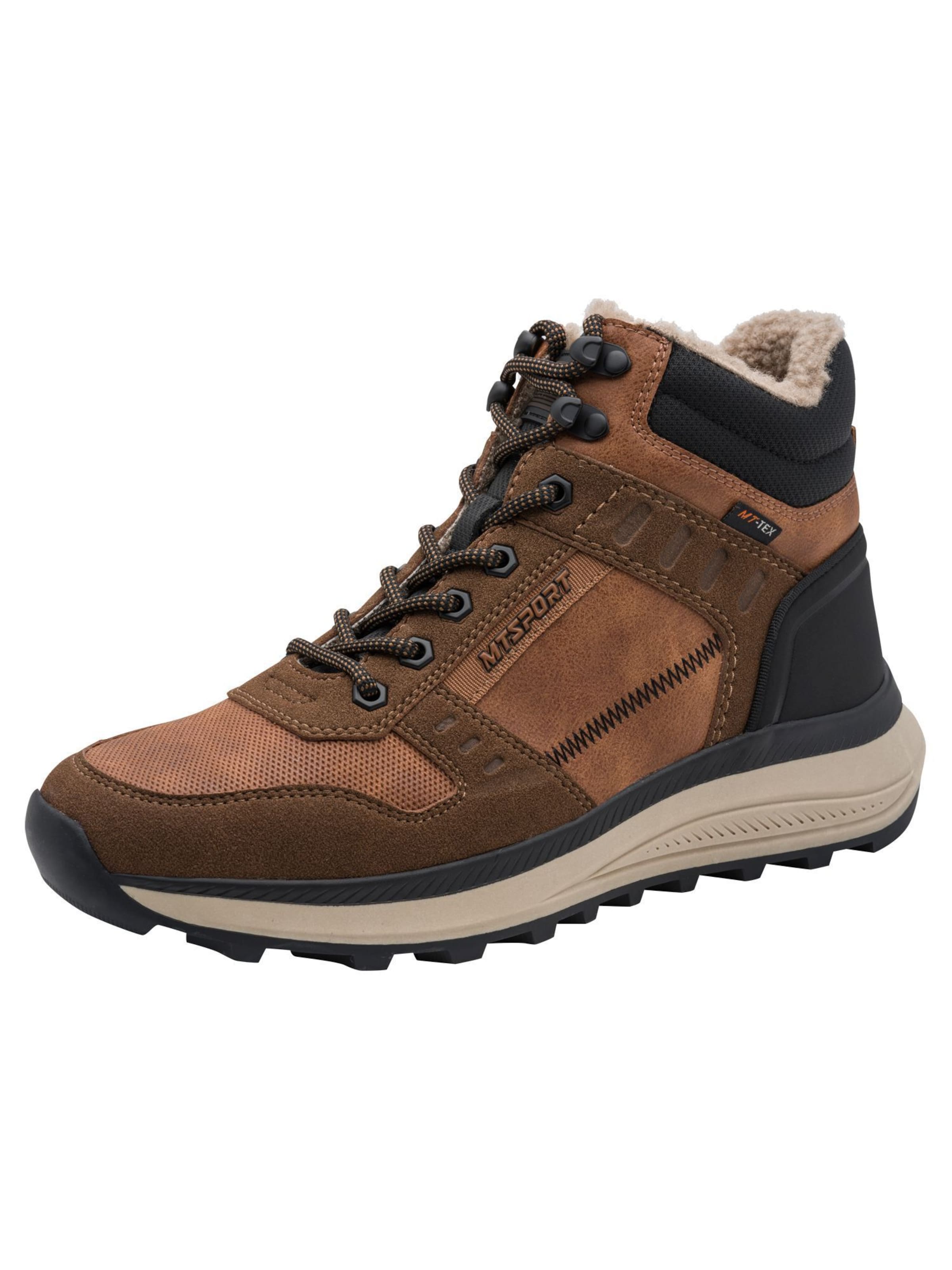MARCO TOZZI Lace-Up Boots in Brown: front