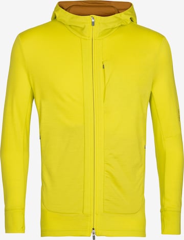 ICEBREAKERSportski gornji dio trenirke 'M Quantum III' - žuta boja: prednji dio