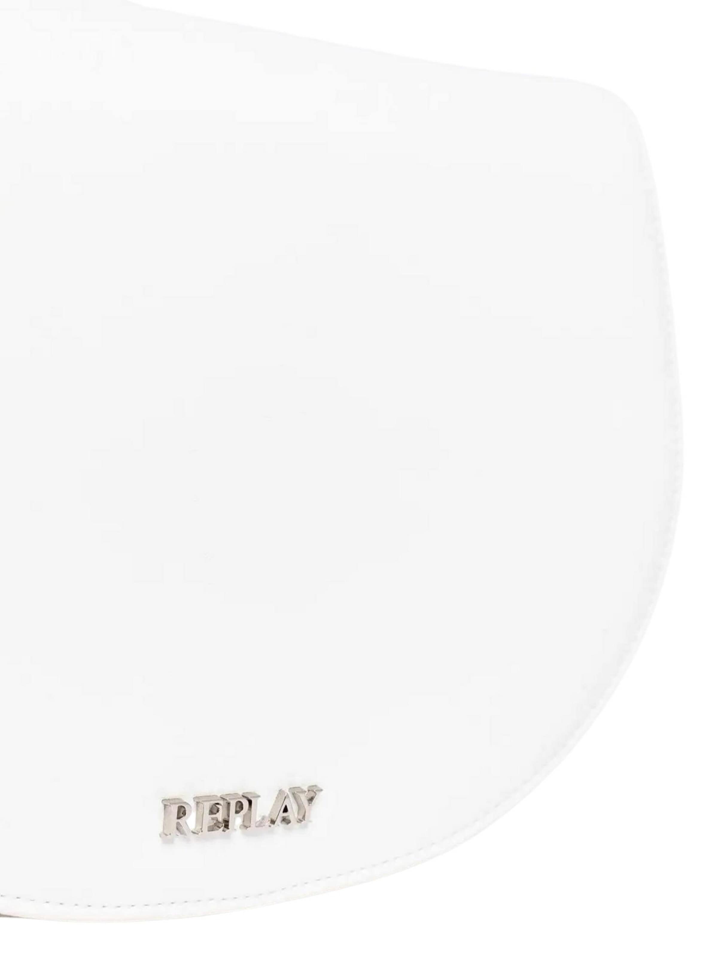 REPLAY - Bolso de hombro 'FW3586.000.A0420A' en blanco