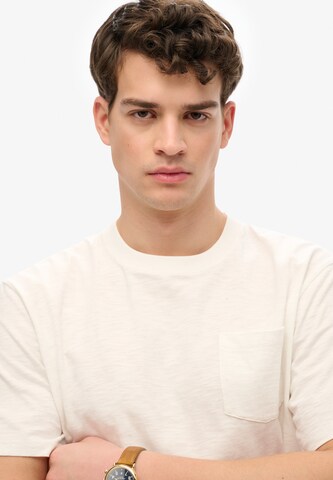 T-Shirt 'The Merchant Store' Superdry en blanc