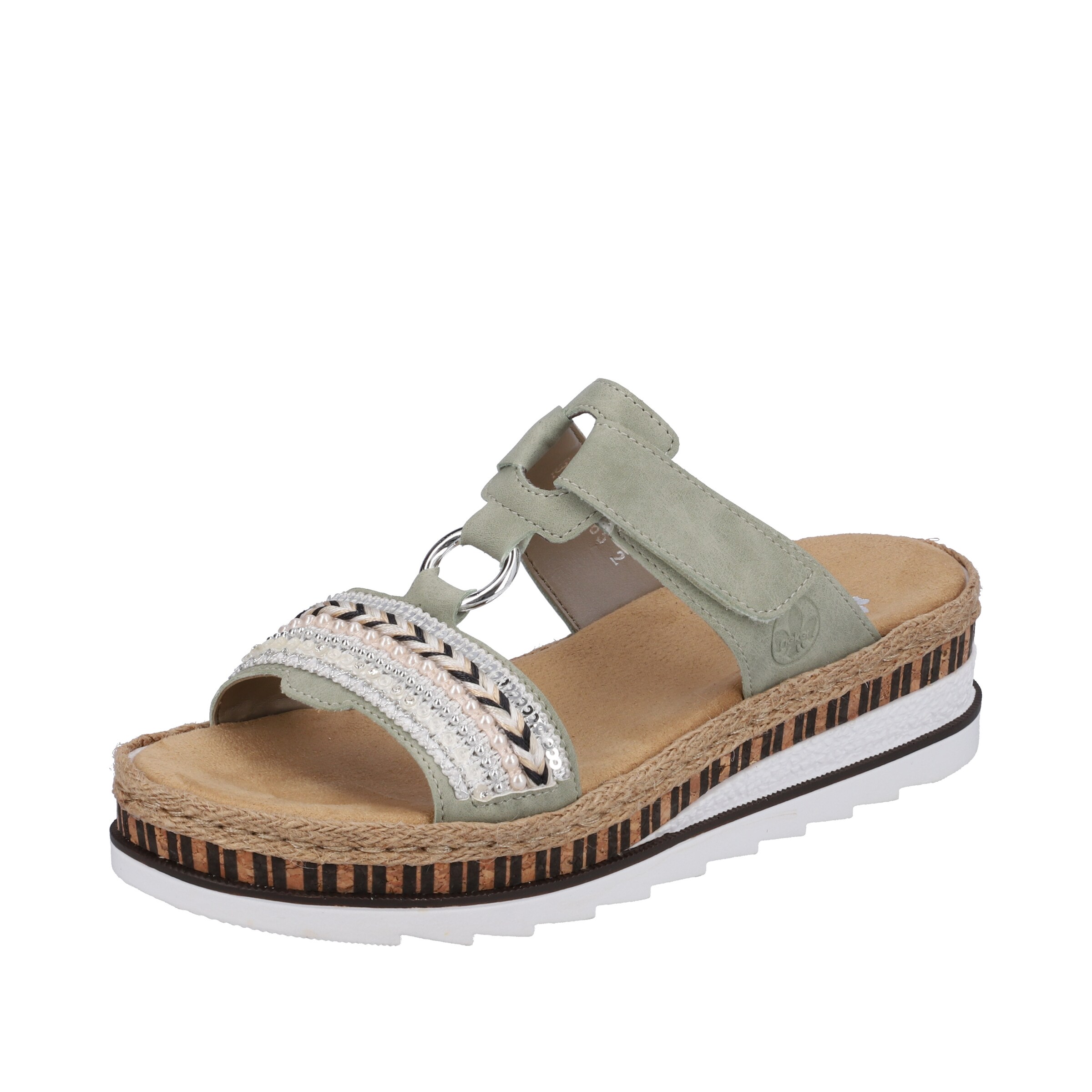 Rieker Plätu, värv roheline: eest vaates