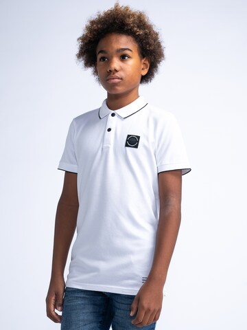 Petrol Industries Shirt 'Aloha' in Wit: voorkant