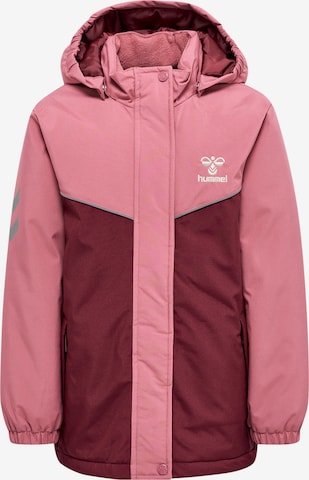 Hummel Winterjas in Roze: voorkant