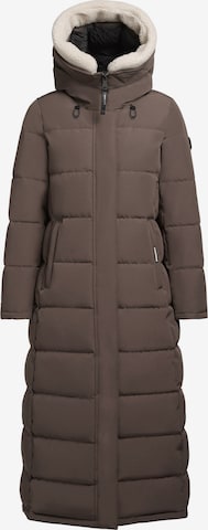 khujo Zimný kabát 'CLARESSE TEDDY' - Hnedá: predná strana
