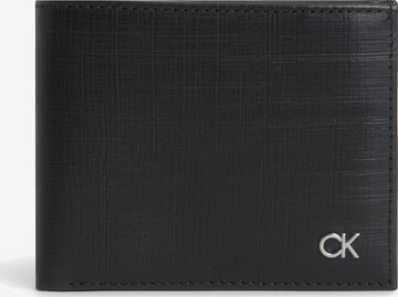 Porte-monnaies 'RFID' Calvin Klein en noir : devant