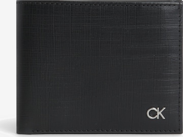 Calvin Klein Portemonnee 'RFID' in Zwart: voorkant