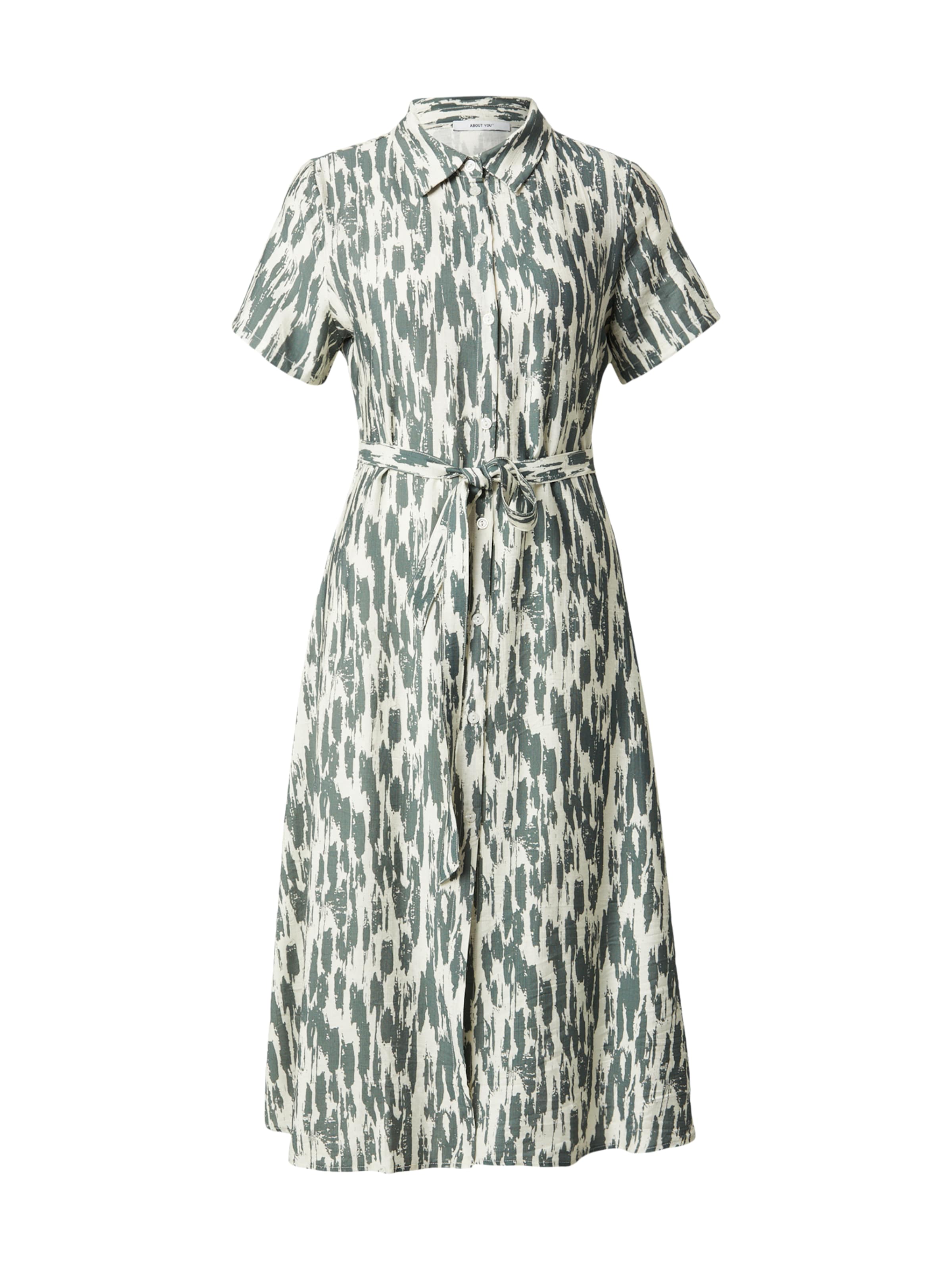 Robe-chemise 'Larina' ABOUT YOU en vert : devant