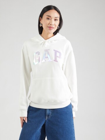 GAP Свитшот 'HERITAGE' в Белый: спереди