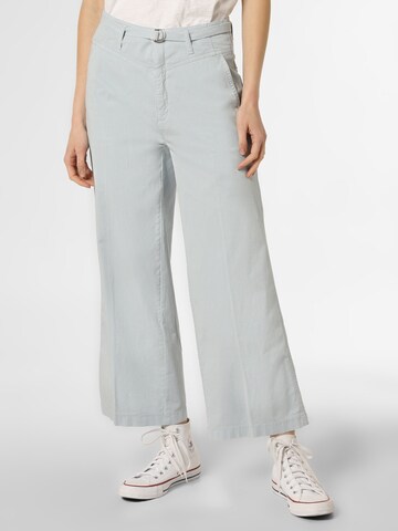 Wide Leg Pantalon à plis ' Cherilyn ' Cambio en bleu : devant