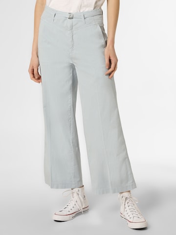 Wide Leg Pantalon à plis ' Cherilyn ' Cambio en bleu : devant