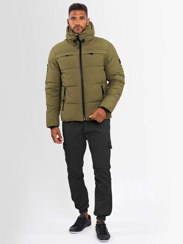 Alessandro Salvarini Winter Jacket in Green