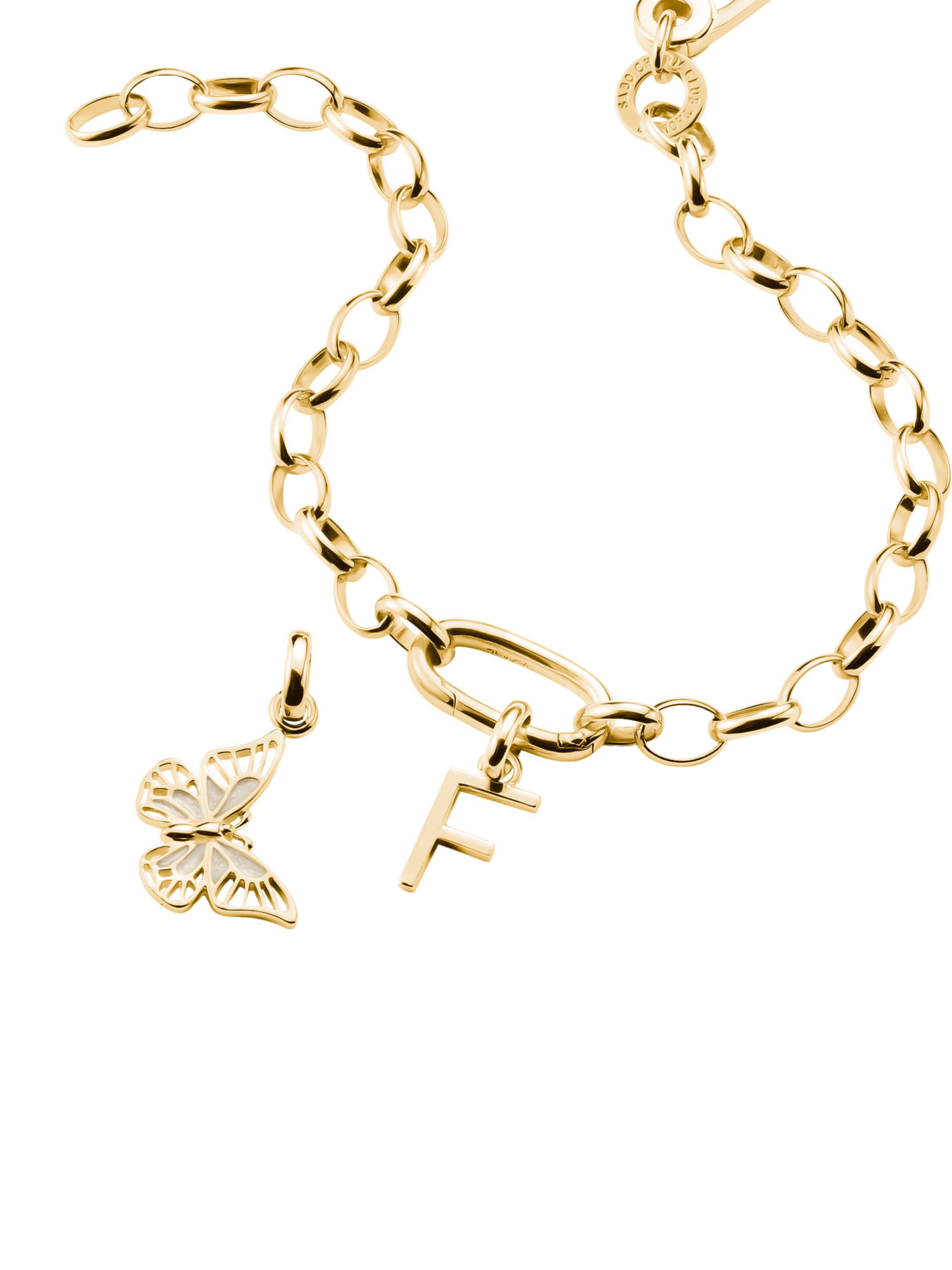 Thomas Sabo Anhänger 'Buchstabe F' in Gold