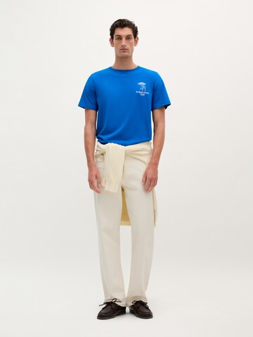 Scalpers T-Shirt 'Swim Club' in Blau: Vorderseite