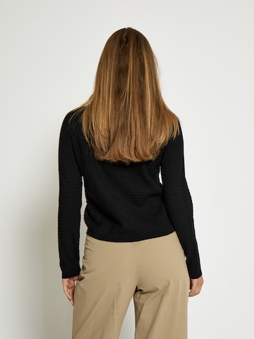 Peppercorn Gebreid vest 'Jacobe' in Zwart