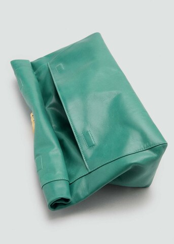 MANGO Clutch 'Twister' in Green