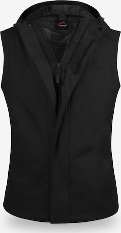normani Sportweste 'Kolumbus' in Schwarz: Vorderseite